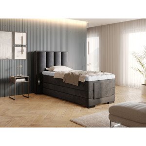 Boxspring Veros 90 Rozměr: 90 x 200 cm, látka: Nube 6