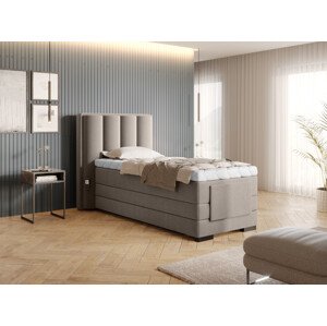 Boxspring Veros 90 Rozměr: 90 x 200 cm, látka: Poco 7