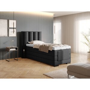 Boxspring Veros 90 Rozměr: 90 x 200 cm, látka: Flores 10