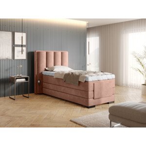 Boxspring Veros 90 Rozměr: 90 x 200 cm, látka: Velvetmat 24