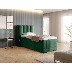 Boxspring Veros 90 Rozměr: 90 x 200 cm, látka: Lukso 35