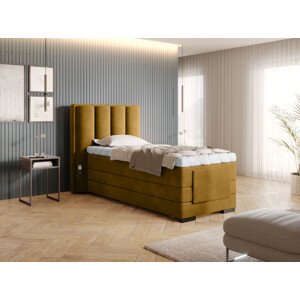 Boxspring Veros 90 Rozměr: 90 x 200 cm, látka: Loco 45