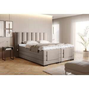 Boxspring Veros Rozměr: 160x200 cm, látka: Sola 18