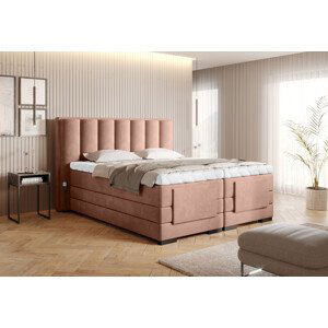 Boxspring Veros Rozměr: 160x200 cm, látka: Velvetmat 24