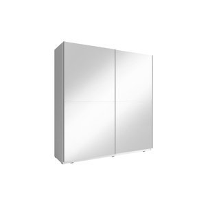 Šatní skříň Mika III Barva korpusu: Bílá, Rozměry: 150 cm, Dveře: Velká zrcadla