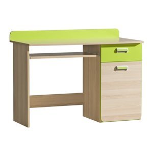 Psací stůl Lorento L10 Barva korpusu: Zelená / Jesion coimbra