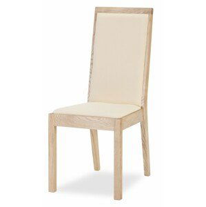 Židle Oslo - buk Barva korpusu: Bílá, látka: Friga 7