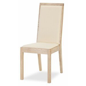 Židle Oslo - buk Barva korpusu: Bílá, látka: Friga 711