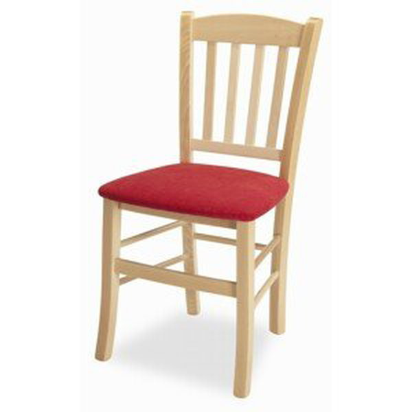 Masiv židle Pamela - čalouněný podsedák Barva korpusu: Buk, látka: Friga 99