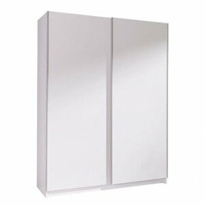 Šatní skříň Batumi 1 Barva korpusu: Bílá, Rozměry: 150 cm, Dveře: Bílé
