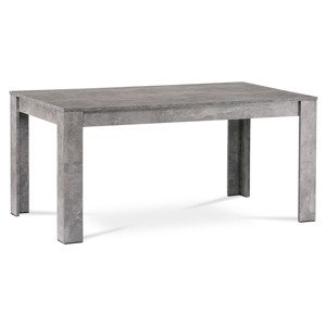 - Jídelní stůl 160x90x74 cm, MDF, lamino dekor beton - DT-P160 BET