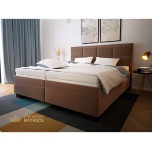 Postel Ela barvu postele: Tiffany Chianti, rozměry postele: 180x200 cm