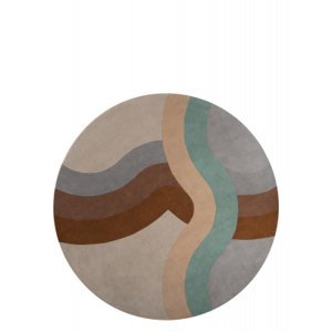 Carpet Rug béžová-zelená Kartell