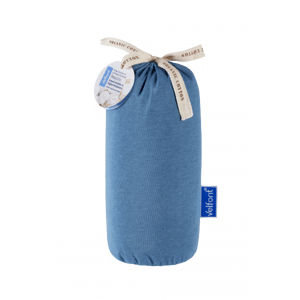Velfont Nepropustné prostěradlo RESPIRA - organická bavlna 160x200x25 cm, Powder blue