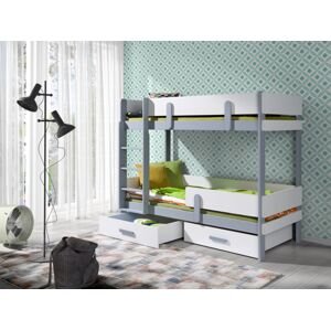 MebloBed Patrová postel Ettore s úložným prostorem 90x200 cm