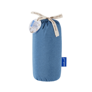Velfont Nepropustné prostěradlo RESPIRA - organická bavlna 140x200x25 cm, Navy blue