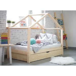 Luletto Domečková postel HouseBed Plus 80x180 cm