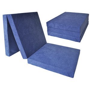 Fimex Skládací matrace pro hosty Fun tmavě modrá 80x195x10 cm