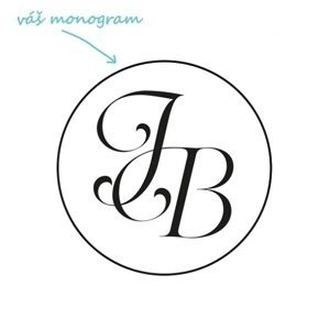HERO pískování monogramu Výška monogramu: Střední do 4 cm