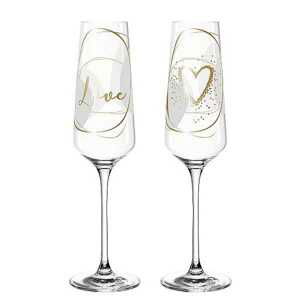 Leonardo PRESENTE LOVE sklenice na sekt 280 ml, 2 ks