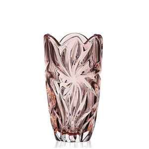 Aurum Crystal Váza FLORA pink 280 mm