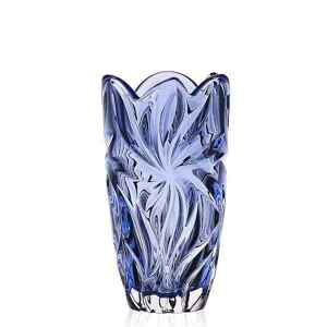 Aurum Crystal Váza FLORA blue 280 mm