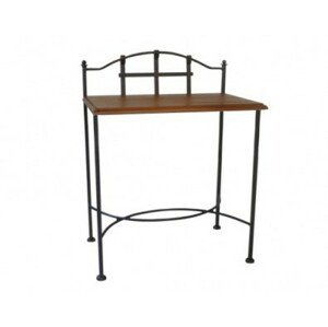 IRON-ART Noční stolek ALCATRAZ - bez zásuvky, kov + dřevo