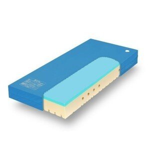 Tropico SUPER FOX BLUE Classic 24 cm POTAH PU - antibakteriální matrace pro domácí péči 85 x 200 cm, snímatelný potah