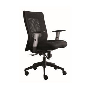 Alba CR LEXA - Alba CR kancelářská židle - černá, plast + textil