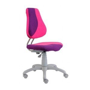 Alba CR Alba CR - dětská židle Fuxo - S-line - fialovo-růžová, plast + textil