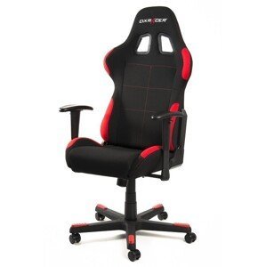 DXRacer DXRacer - OH/FD01 herní židle látková - červená, ocel + plast