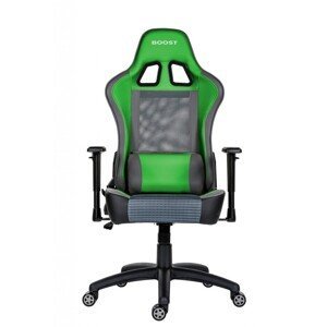 Antares Herní židle BOOST - Antares s nosností 150 kg - zelená, plast + textil + kov