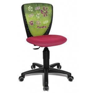 Topstar Topstar - dětská židle S'COOL NIKI - květiny, plast + textil