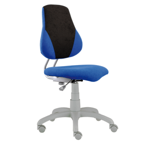 Alba CR Fuxo V-line - Alba CR dětská rostoucí židle - modro-šedá, plast + textil + kov