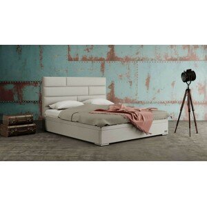 Materasso SPECTRA - designová čalouněná postel (typ potahu A) ATYP, celočalouněná + MDF deska
