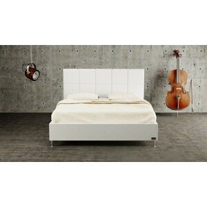 Materasso VEGA - designová čalouněná postel (typ potahu B) 90 x 200 cm, celočalouněná + MDF deska