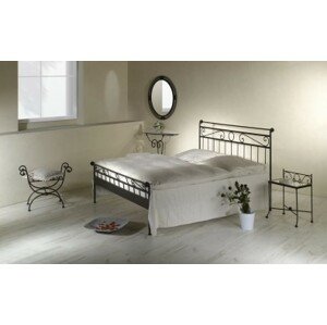 IRON-ART ROMANTIC - romantická kovová postel 140 x 200 cm, kov