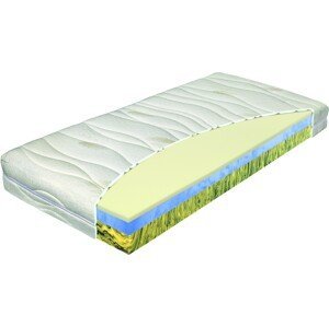 Materasso CAMILLE - komfortní matrace s aromaterapií heřmánku 80 x 190 cm, snímatelný potah