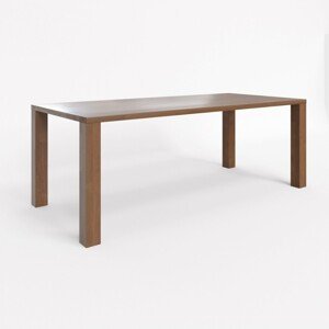 BMB RUBION bez lubu - masivní dubový stůl 90 x 140 cm, dub masiv