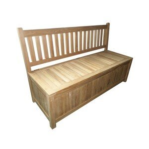 Texim RIA - zahradní teaková lavice s úložným prostorem 150 cm, teak