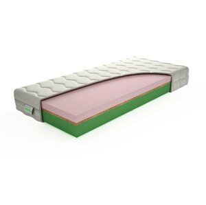 TEXPOL Pohodlná matrace ELASTIC -  oboustranná matrace s různými stranami tuhosti, snímatelný potah