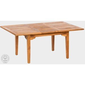 FaKOPA s. r. o. ELEGANTE - obdélníkový rozkládací stůl z teaku 90 x 110-160 cm, teak