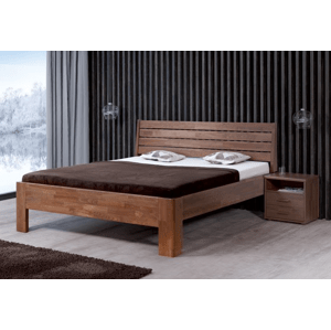 BMB GLORIA XL - masivní dubová postel ATYP, dub masiv