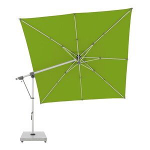 Doppler EXPERT 3 x 3 m – zahradní výkyvný slunečník s boční tyčí světle zelený (kód barvy T841), 100 % polyester