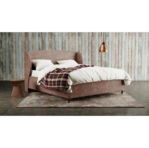 Materasso ENIF - designová čalouněná postel (typ potahu B), celočalouněná + MDF deska
