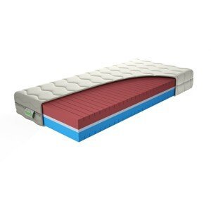 TEXPOL TARA - komfortní matrace s úpravou proti pocení a s potahem Tencel 100 x 200 cm, snímatelný potah
