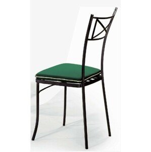 IRON-ART ALGARVE - praktická kovová židle se sedákem, kov