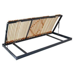 Ahorn TRIOFLEX kombi P LEVÝ - přizpůsobivý postelový rošt s bočním výklopem 90 x 190 cm, březové lamely + březové nosníky
