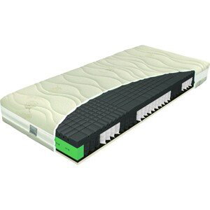 Materasso BLACK DREAM - luxusní matrace s unikátním "air flow systémem" 110 x 200 cm, snímatelný potah