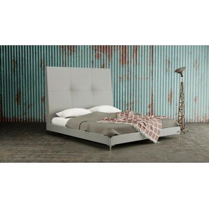 Materasso PRESTIGE - designová čalouněná postel (typ potahu A) ATYP, celočalouněná + MDF deska